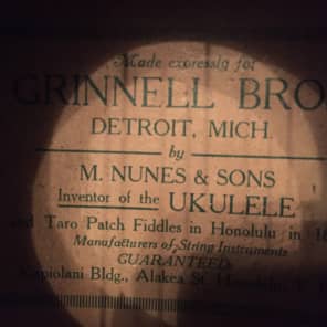 M. Nunes & Sons Ukulele 1915-1918 original image 3