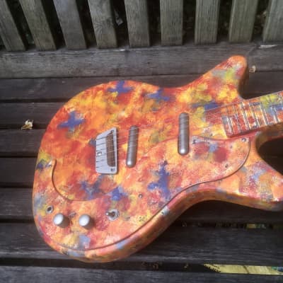 Danelectro DC-59 Eric Clapton Psychedelic rainbow | Reverb