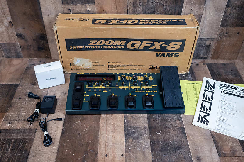 Zoom GFX8 Guitar Multi Effects Pedal Processor W/ Power Supply