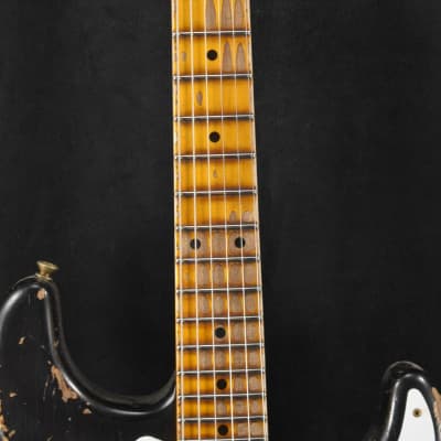 Mint Fender Limited Edition 70th Anniversary 1954 Stratocaster Super Heavy Relic Wide-Fade 2-Color Sunburst image 6