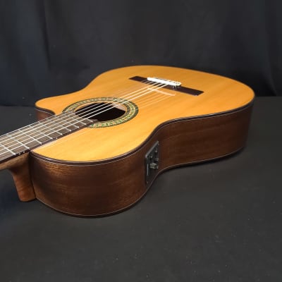 Alhambra 3C CW E1 Cutaway Acoustic Electric Classical Nylon String Guitar/Gig Bag image 12