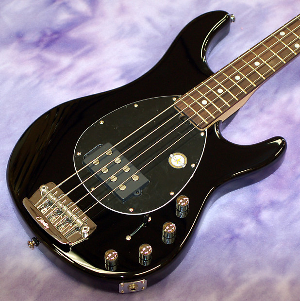 STERLING by MUSIC MAN SB14 ELECTRIC BASS GUITAR (black) | Reverb