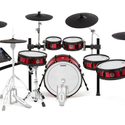 Alesis Strike Pro Kit Electronic Drum Set 2020s - Red Sparkle image 1
