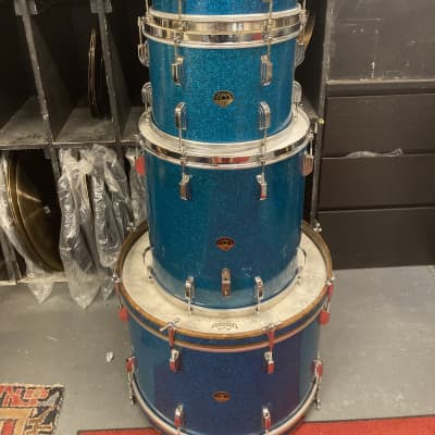 Leedy and Ludwig Broadway ‘New Era’ 1954 drum kit 12/13/16/22 for sale