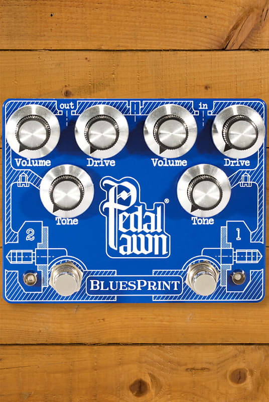 Pedal Pawn BluesPrint | TS & BB Style Dual Overdrive | Reverb