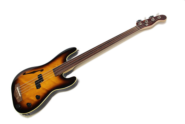 Hollow body fretless bass hotsell