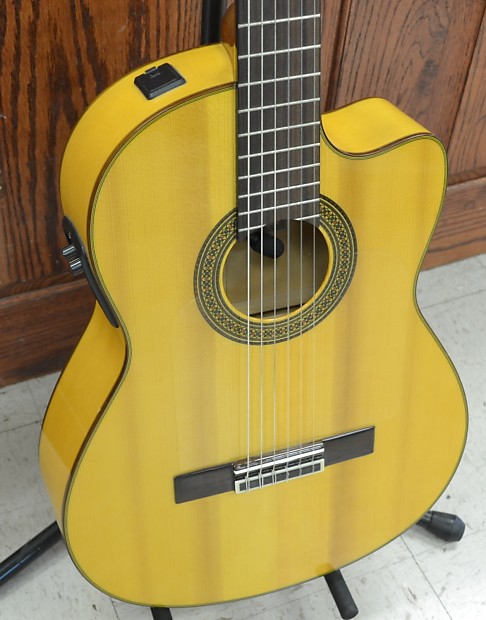 Yamaha CGX171SCF Flamenco 6 String Acoustic Electric Guitar