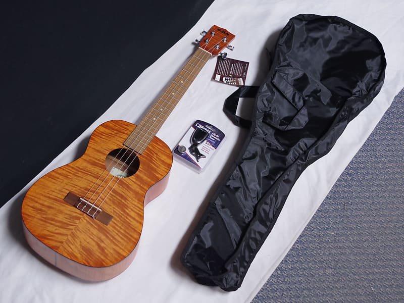 KALA Exotic Mahogany Baritone Ukulele KA-BEM NEW W/ Gig Bag | Reverb