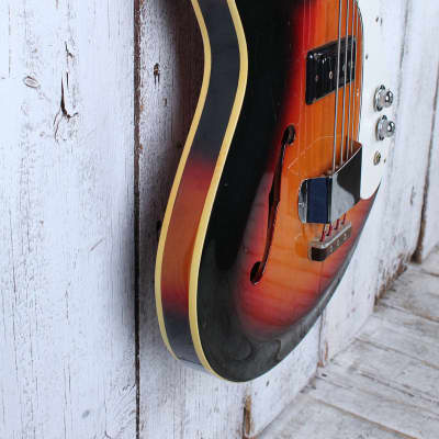 Mosrite Vintage 1960's S#0021 Combo Mark X Ventures Style Electric Bass Guitar w Case image 13
