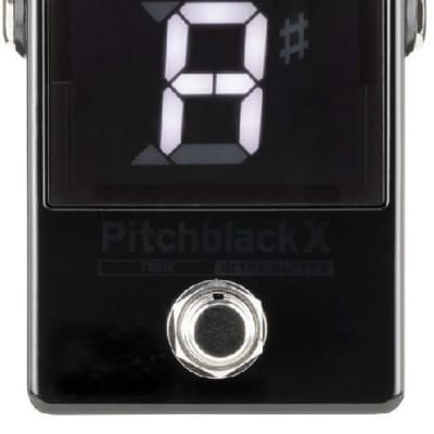 Korg PBX Pitchblack X Chromatic Pedal Tuner for Guitar or Bass for sale