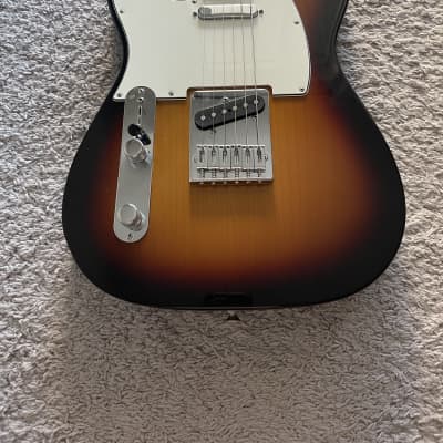 Fender Standard Telecaster 2015 Sunburst MIM Lefty Left-Handed Maple Neck Guitar image 2