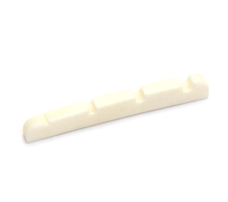 007-8980-049 Fender American Deluxe Notched 1 5/8" Slotted Bone P Bass Nut image 1