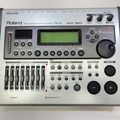 Roland TD-20 Electric Drum Brain Module V-Drum TD20 - DEFECTIVE !!!! image 3