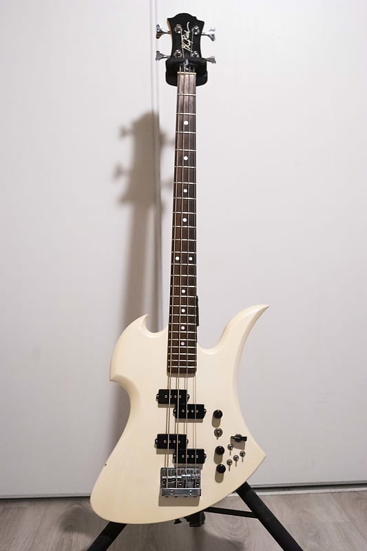 B C Rich Mockingbird Bass Nj Series Cream White Reverb