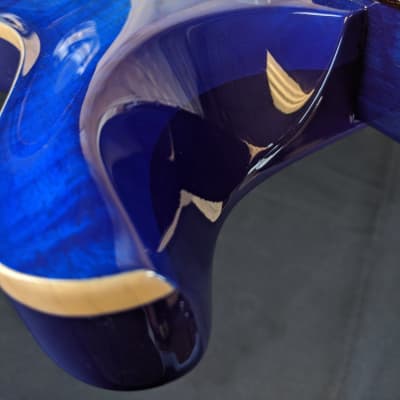 Used PRS Custom 22 10-Top Custom Color - Faded Blue Burst 291812 - Floor Model image 9