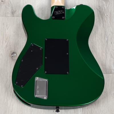 ESP USA TE-II FR Guitar, EMG 81-X / 85-X Pickups, Candy Apple Green Metallic image 4