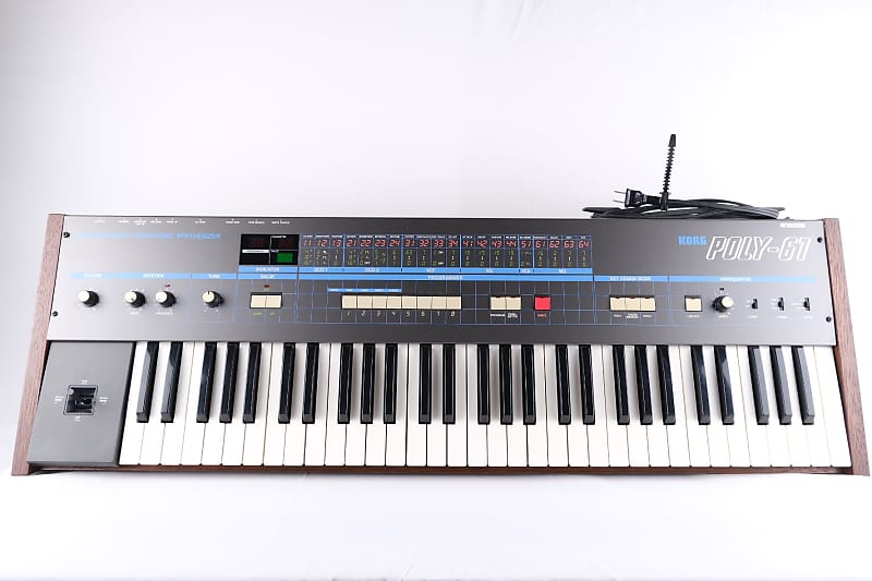 Korg Poly-61 service with custom wood sides and bottom image 1