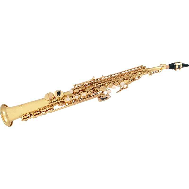 Saxophone soprano droit 2 bocaux