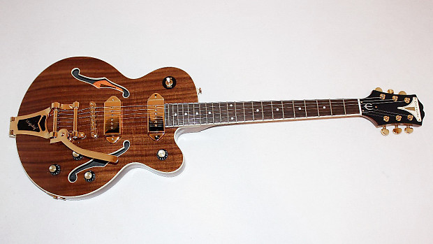 Epiphone Wildkat KOA Semi Hollowbody Electric Guitar w Bigsby