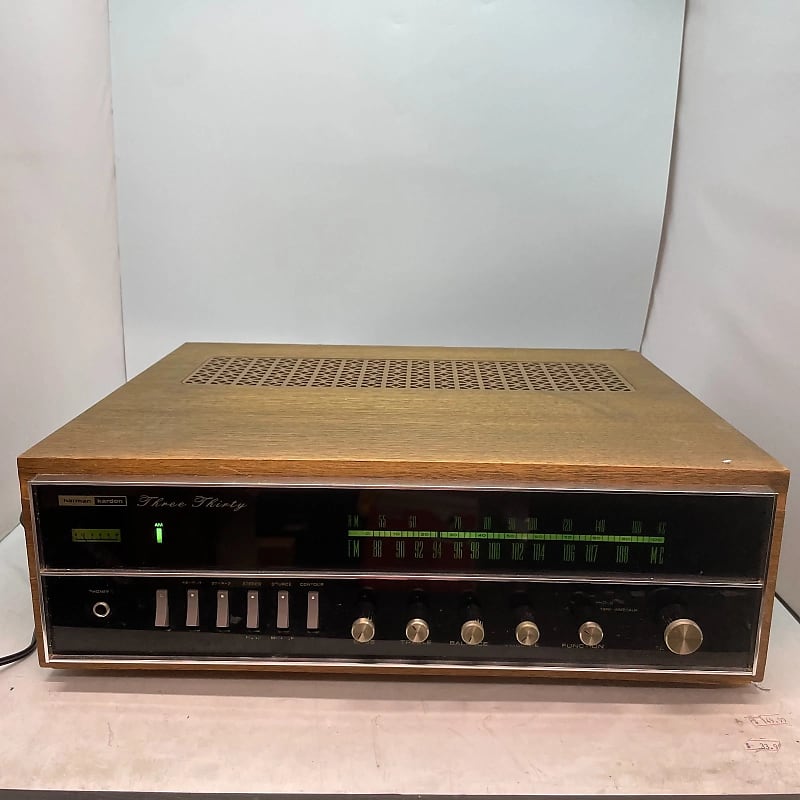 Harman Kardon Model Three-Thirty Stereo Receiver TESTED WORKS GREAT  			