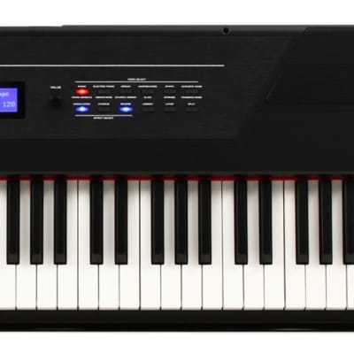 Alesis Recital Pro 88-key Hammer-action Digital Piano Bundle with On-Stage  Stands KS8191 Bullet Nose Keyboard Stand with Lok-Tight Attachment
