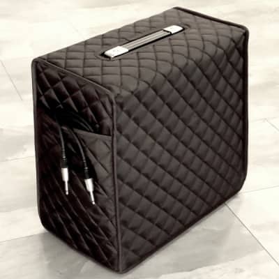 Combo Brown Nylon quilted pattern - Extension Cabinet Cover JIM KELLEY Suhr Jim Kelley 1x12 Reissue for sale