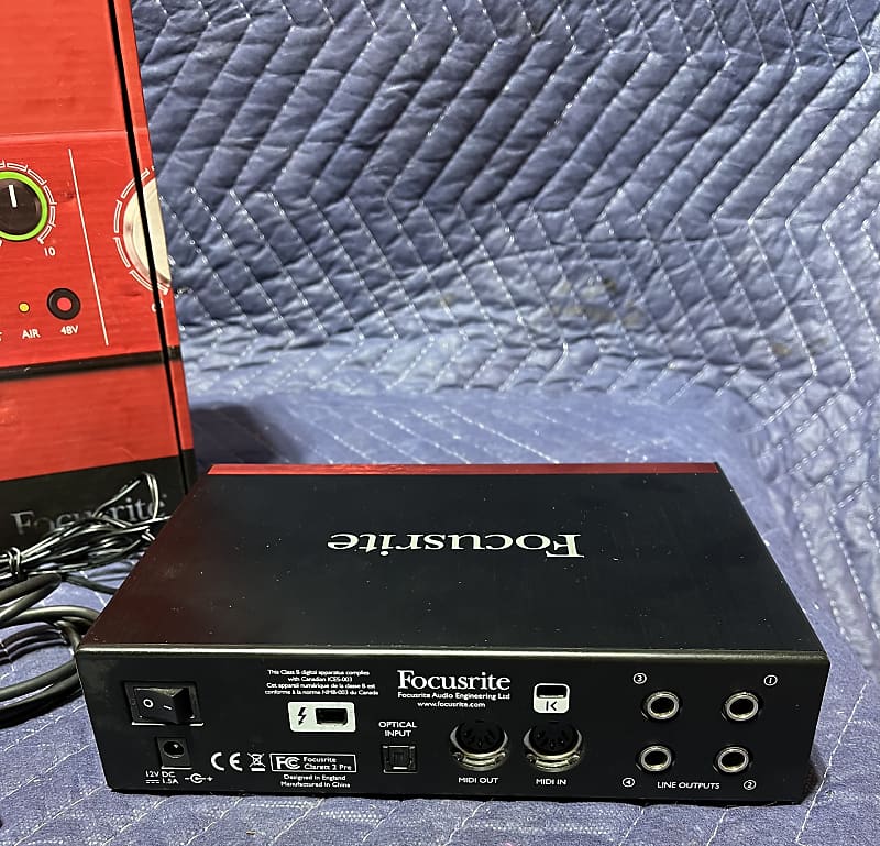 Focusrite Clarett 2Pre Thunderbolt Audio Interface | Reverb