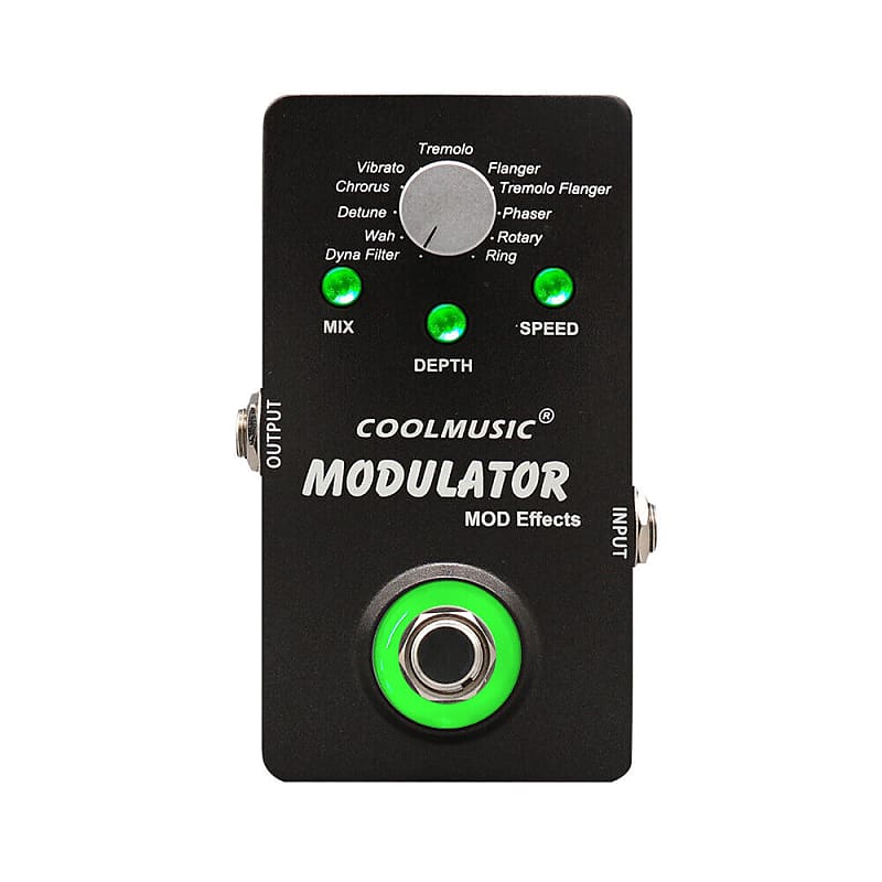 Coolmusic Digital Modulator Guitar Effects Pedal Reverb