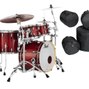 Pearl Session Studio Select Antique Crimson Burst 20/10/12/14/16 Drums +Free Bags! Authorized Dealer