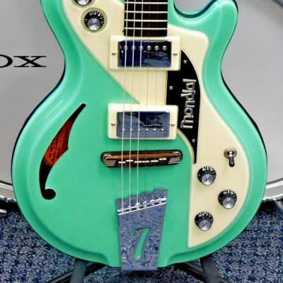 2011 Italia Mondial Classic Electric Guitar w/ Case! Surf Green