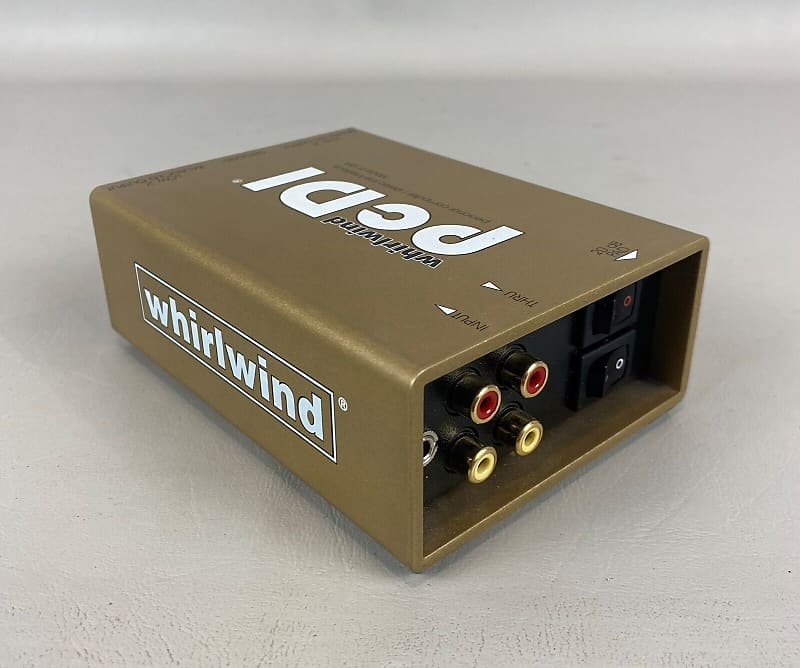 Whirlwind pcDI Stereo Direct Box for Multimedia Presentations 2010s - Gold