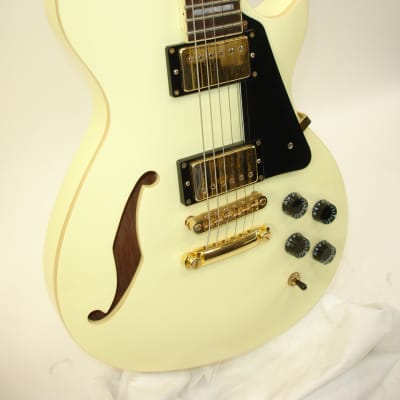 ESP LTD Xtone PS-1 Semi-hollow Electric Guitar - Vintage White image 2