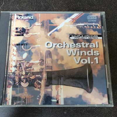 Roland Orchestral Winds Vol 1 Sample Library for SP -750/770/700 and Compatible Devices 1993 - Cdrom