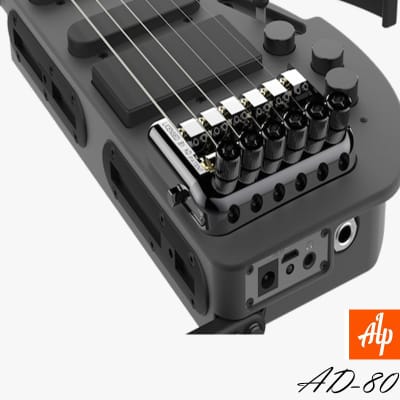 ALP AD-80 Foldable Headless Travel Guitar Silent guitar (Built-in Headphone Amplifier with Gig Bag) image 7
