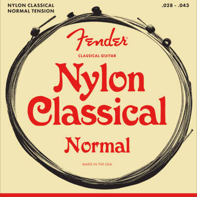 073-0130-400 Fender Ball End Nylon Classical Strings .028-.043 for sale