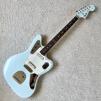Fender Japan FSR Jaguar - Sonic Blue, matching | Reverb Canada