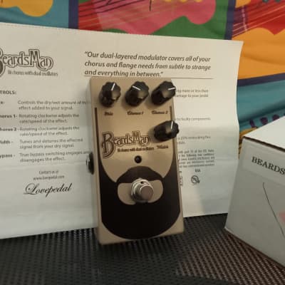 Lovepedal Beardsman Bi-Chorus 2014 - 2015 - Beige -  Prince Purple Rain tone! ☔ for sale