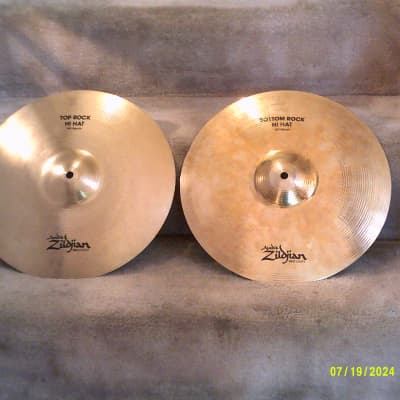 Zanki Vintage Italian-Made 14 Inch Hi Hat Cymbals: Crisp, | Reverb