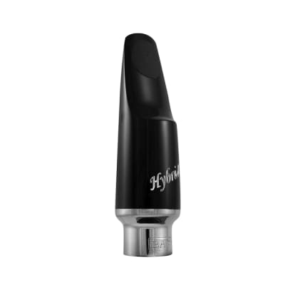 Bari Woodwind - Hybrid Tenor Saxophone Mouthpiece - Stainless Steel & Hard Rubber - 6* Facing image 2