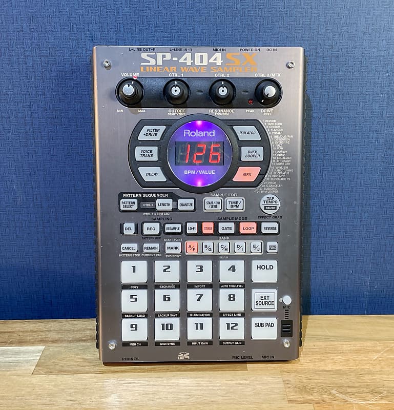 [Very Good] Roland SP-404SX Linear Wave Sampler w/ Power Supply
