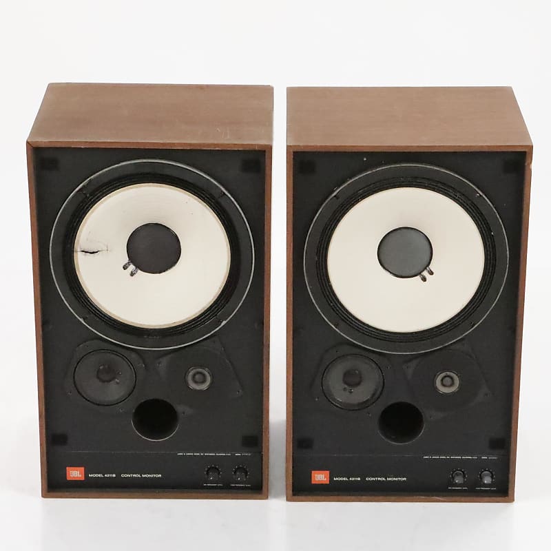 JBL 4311B Control Studio Monitors White Cone 12