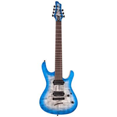 ギター MAYONES Setius 7 Mayones Setius 7 Transparent Black – Chicago Music Exchange
