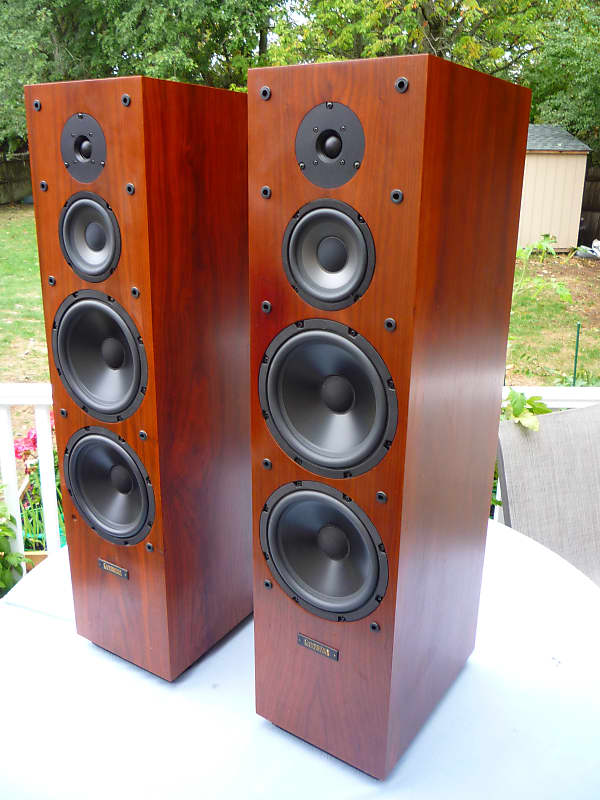 Pickup Only Cherry Wood Cambridge Soundworks Tower One I Speakers