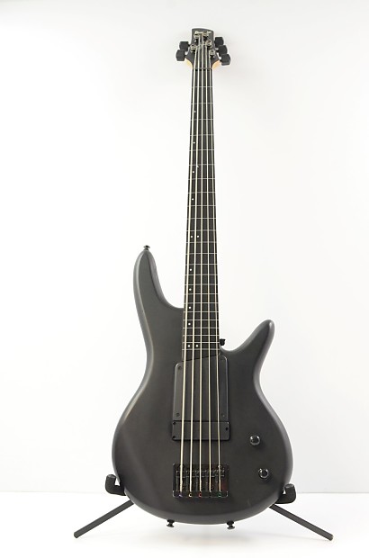 Ibanez GWB35 Gary Willis Signature Fretless 5 String Bass Flat Black w Gig Bag