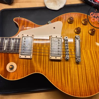 1998 Gibson Custom Shop Historic ‘59 Reissue Les Paul Heritage Cherry Sunburst Flame Top image 11