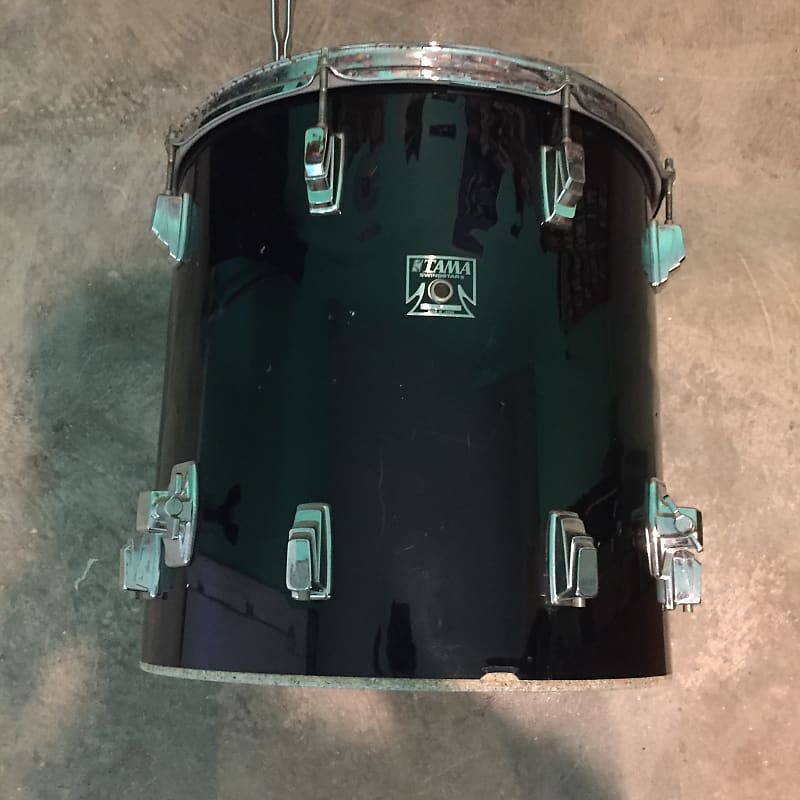 MIJ Tama Swingstar 16” floor tom 80s - Black | Reverb