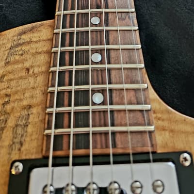 SJ Custom Guitars  Les Paul ,Flame Mango top, mahogany back, Grover tuners image 5