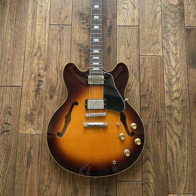 Vintage 1988 Greco Super Real SA-64-70 ES 335 Electric Guitar Semi Hollow 1964 reissue MIJ Fujigen gibson image 2