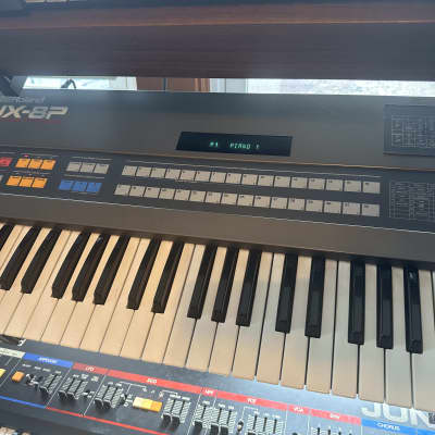 Roland JX-8P 61-Key Polyphonic Synthesizer With Original PG-88 Programer 1984 - 1986 - Black