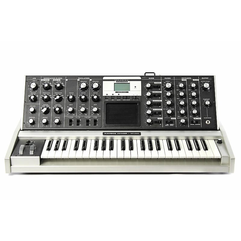 Moog Minimoog Voyager Aluminum Edition 44-Key Monophonic Synthesizer image 1